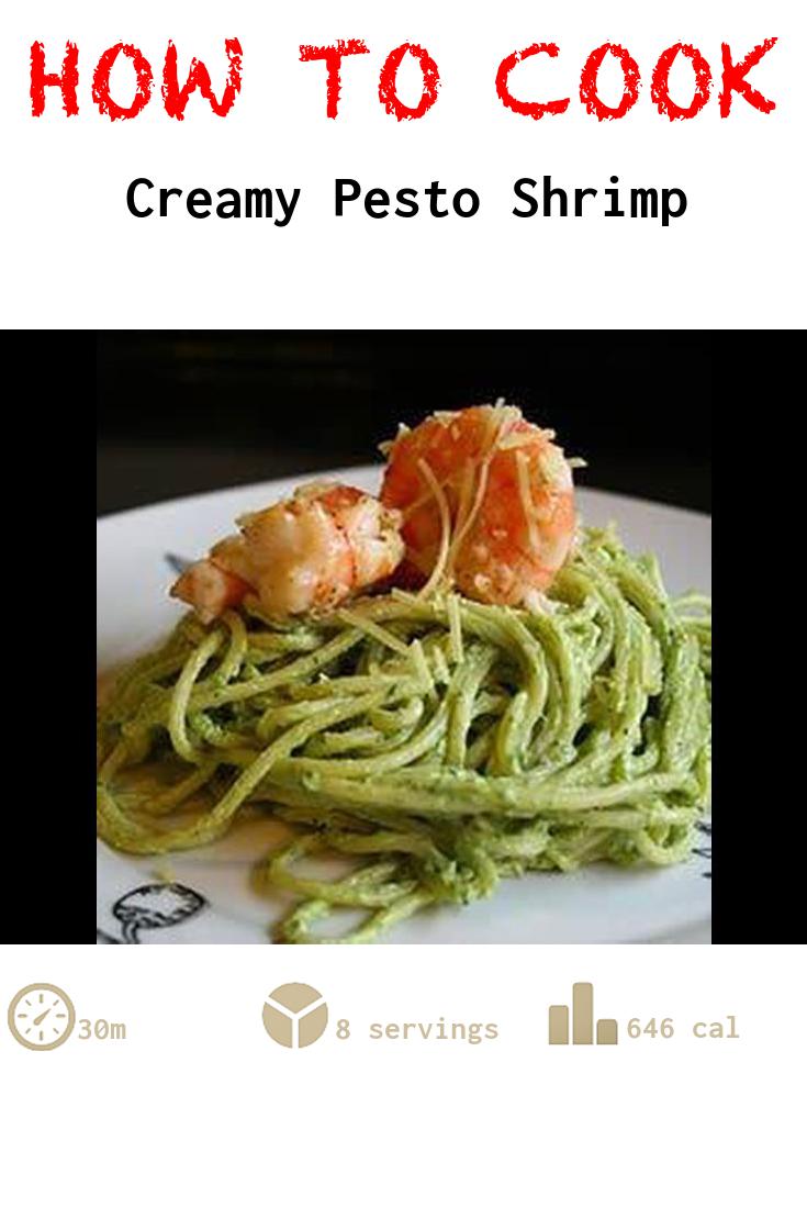 Creamy Pesto Shrimp