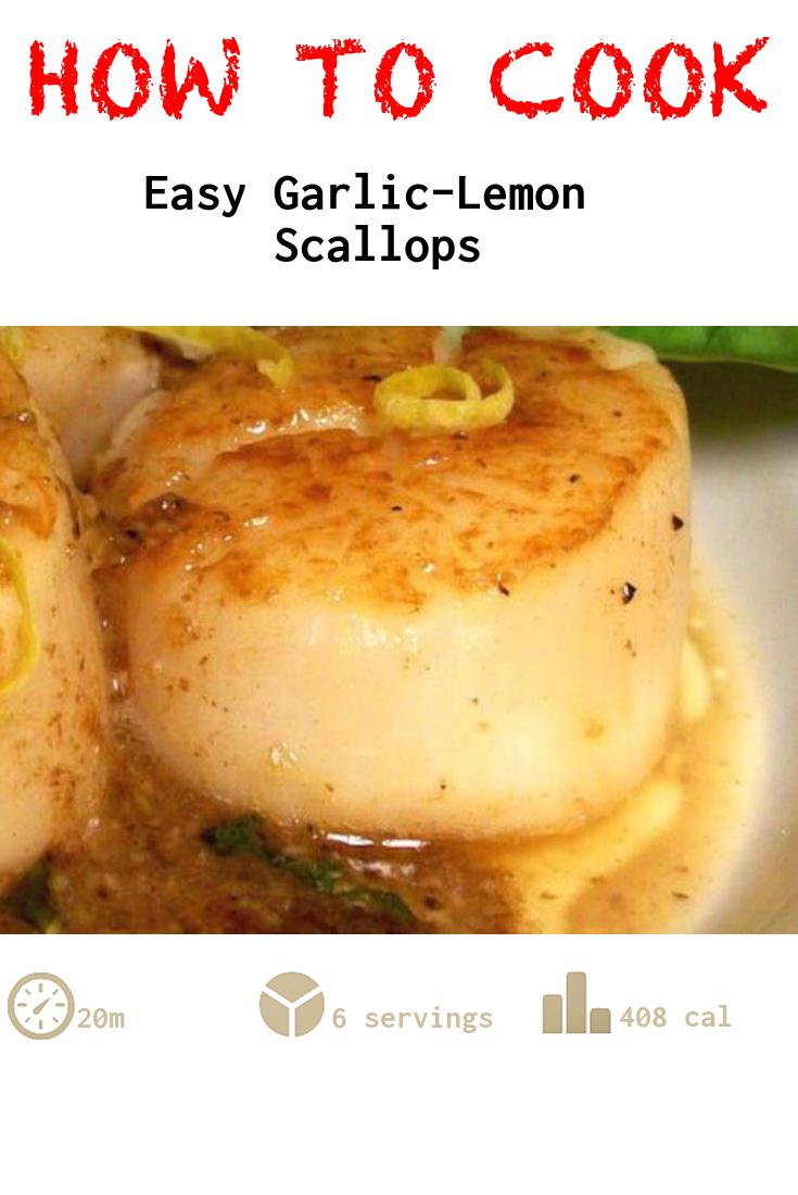 Easy Garlic-Lemon Scallops
