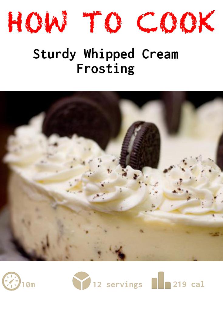 Sturdy Whipped Cream Frosting