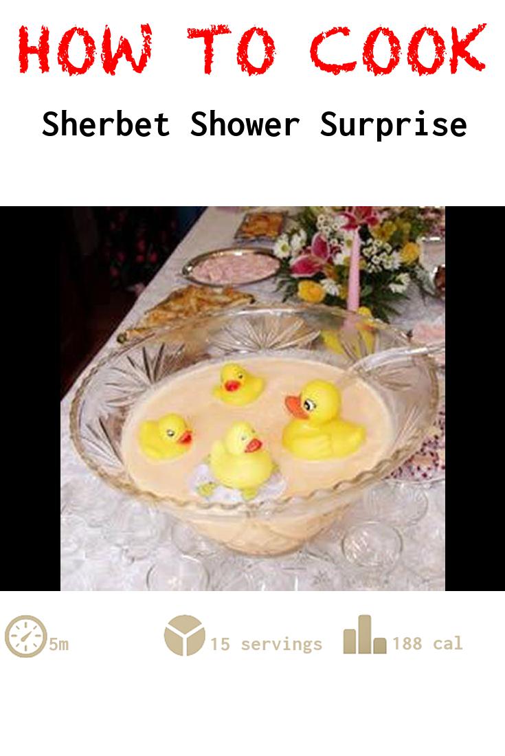 Sherbet Shower Surprise