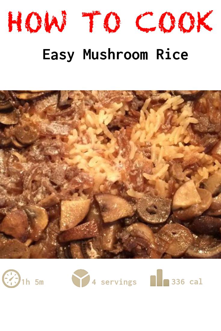 Easy Mushroom Rice