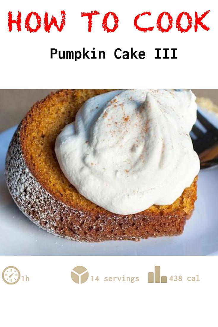 Pumpkin Cake III