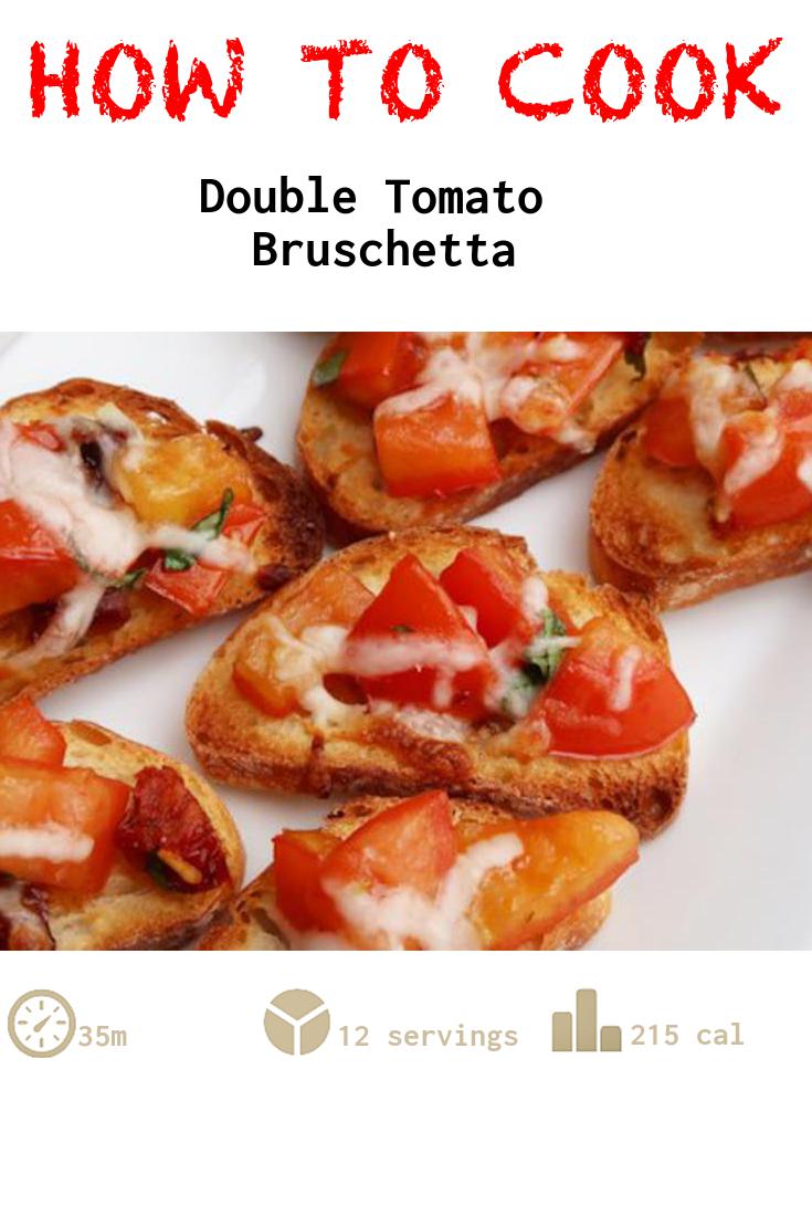 Double Tomato Bruschetta