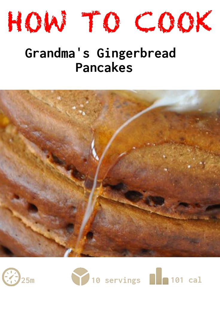 Grandma's Gingerbread Pancakes