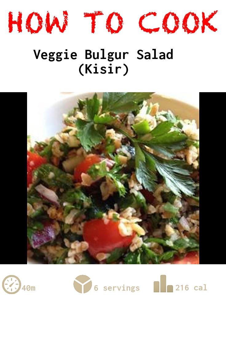 Veggie Bulgur Salad (Kisir)