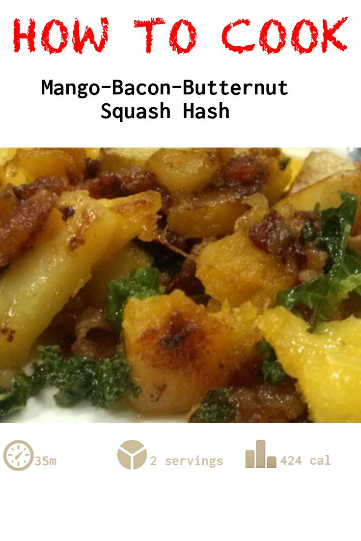 Mango-Bacon-Butternut Squash Hash