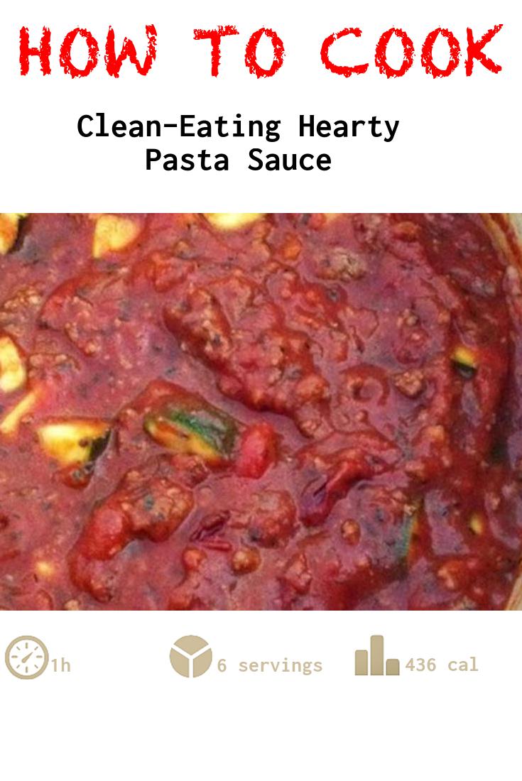 Clean-Eating Hearty Pasta Sauce