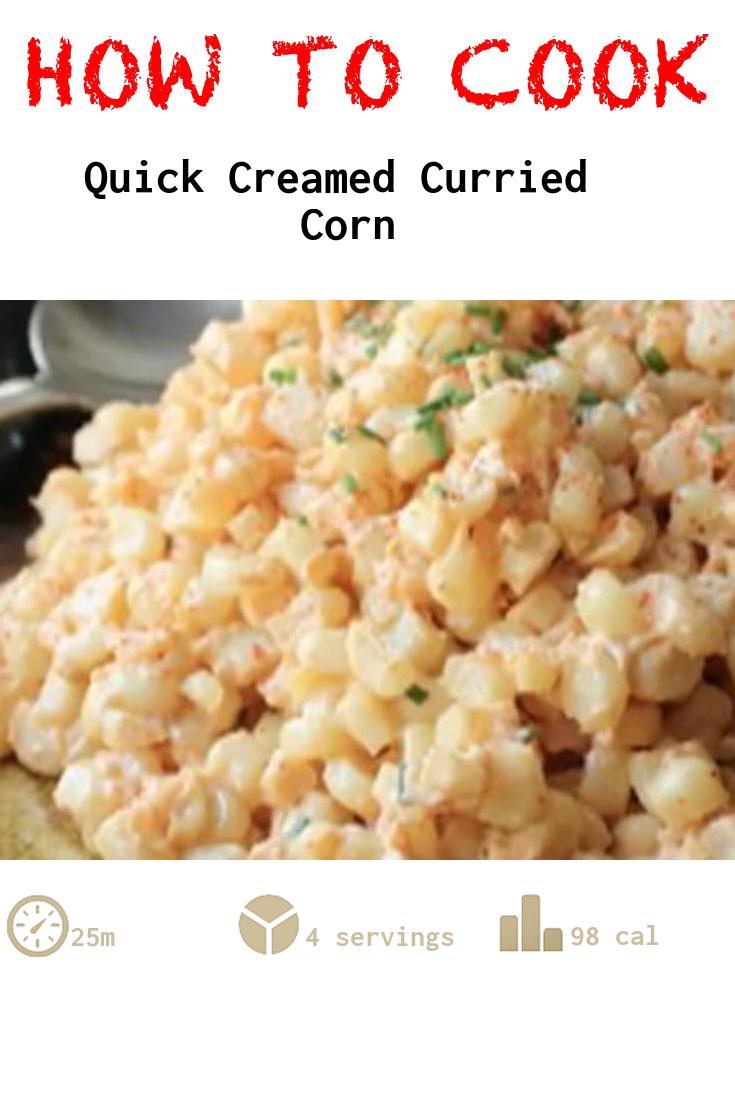 Quick Creamed Curried Corn 