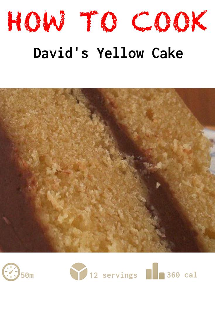 David's Yellow Cake