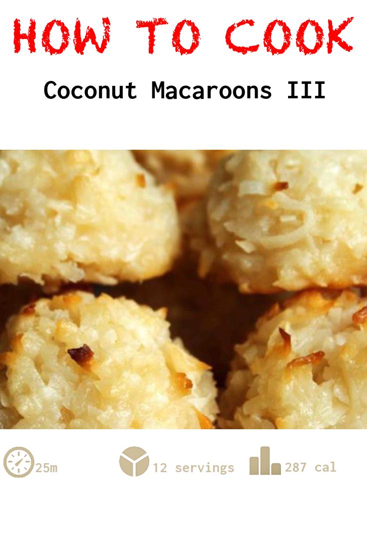 Coconut Macaroons III