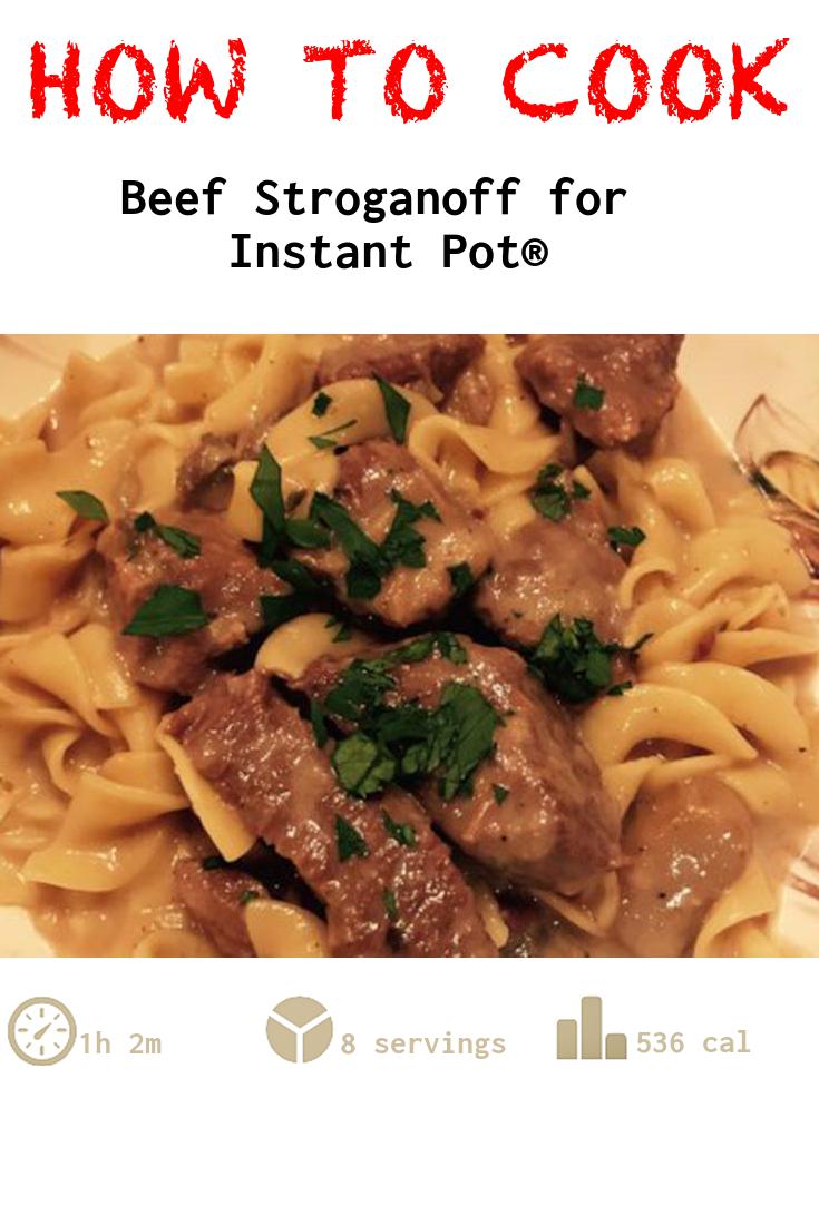 Beef Stroganoff for Instant Pot®