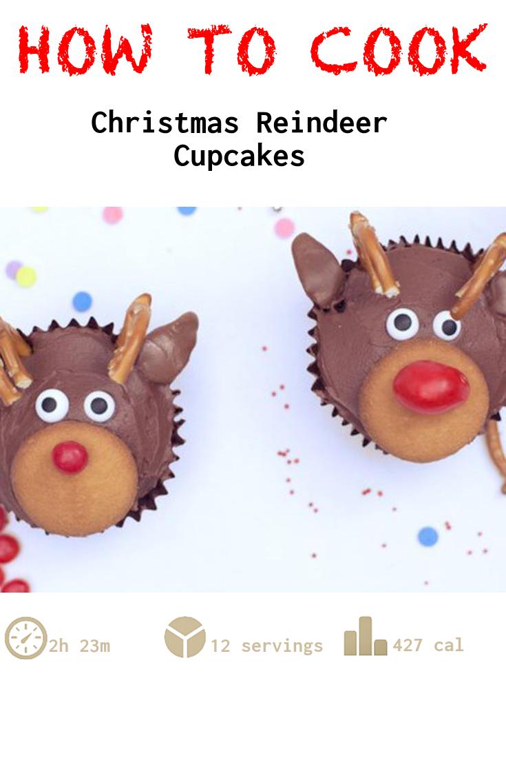 Christmas Reindeer Cupcakes