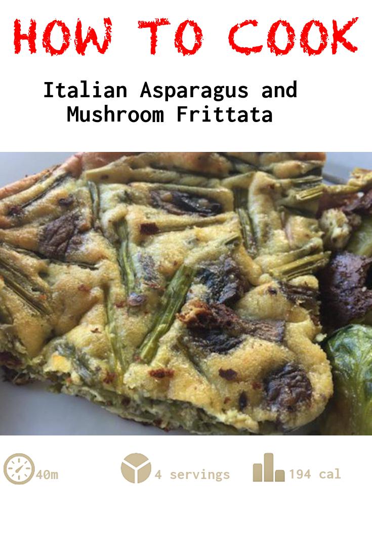 Italian Asparagus and Mushroom Frittata