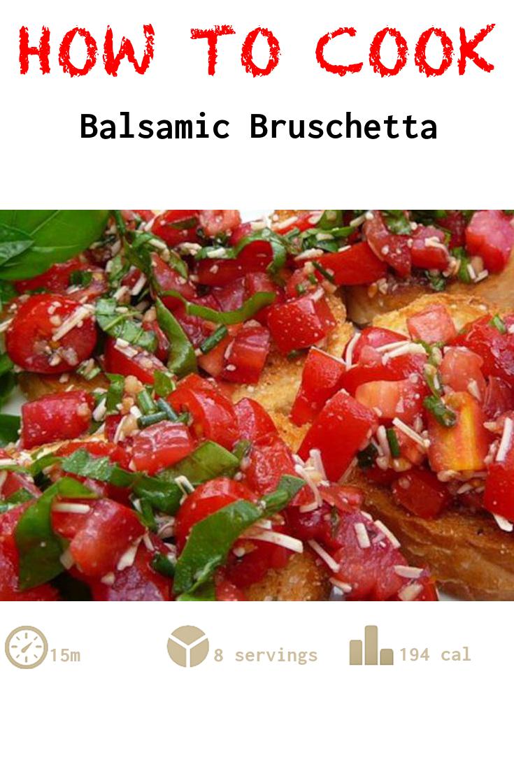 Balsamic Bruschetta