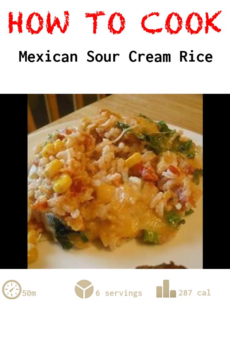 Mexican Sour Cream Rice