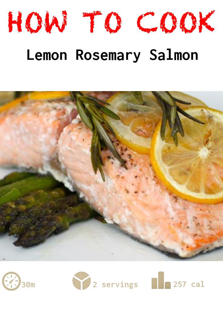Lemon Rosemary Salmon
