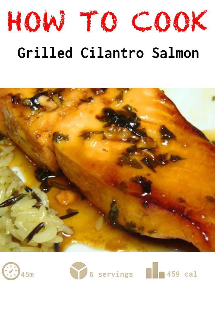 Grilled Cilantro Salmon