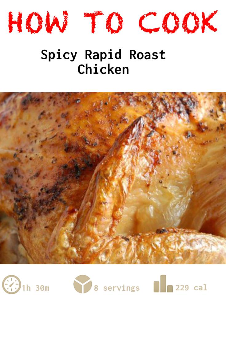 Spicy Rapid Roast Chicken