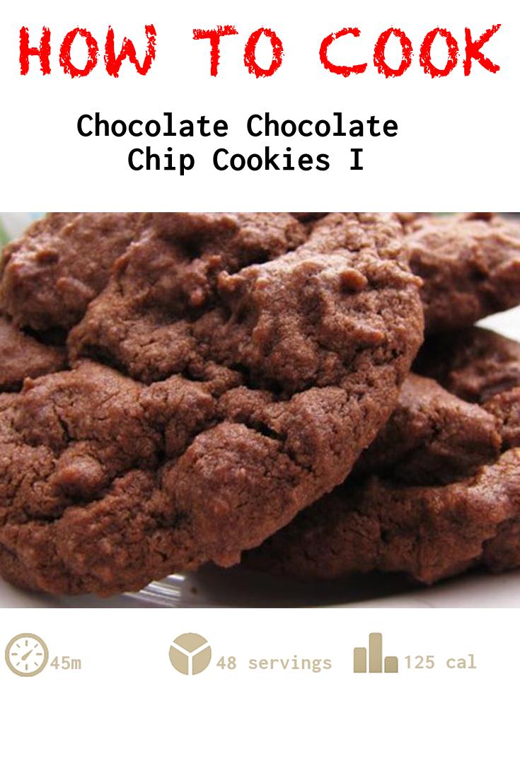 Chocolate Chocolate Chip Cookies I